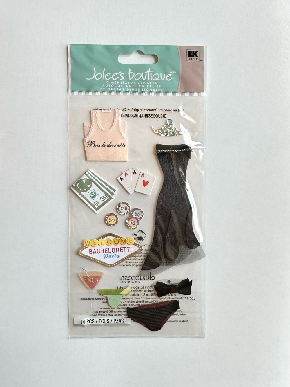 Jolee’s Boutique Honeymoon 3D Dimensional Scrapbook Stickers